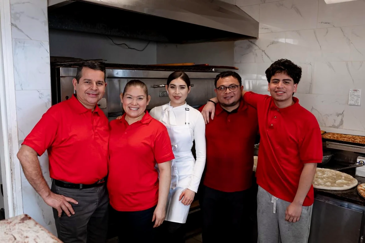Our family and kitchen team